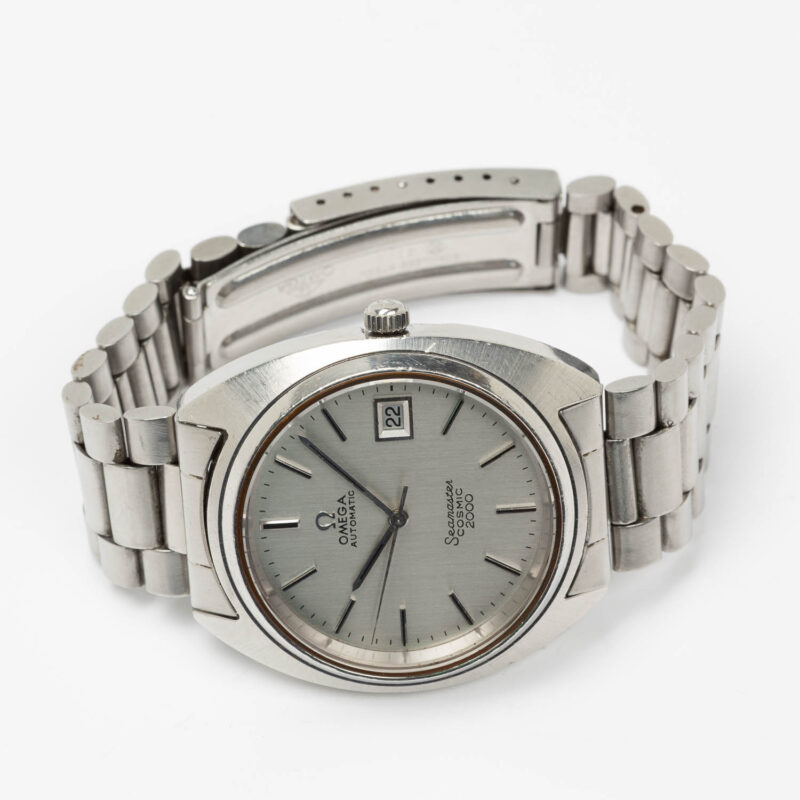 Omega Seamaster Cosmic 2000 date Cal. 1012 Ref. 166.130. From 1972. Automatic movment. Steel case. White dial.