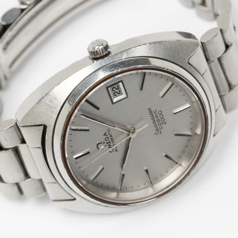 Omega Seamaster Cosmic 2000 date Cal. 1012 Ref. 166.130. From 1972. Automatic movment. Steel case. White dial.