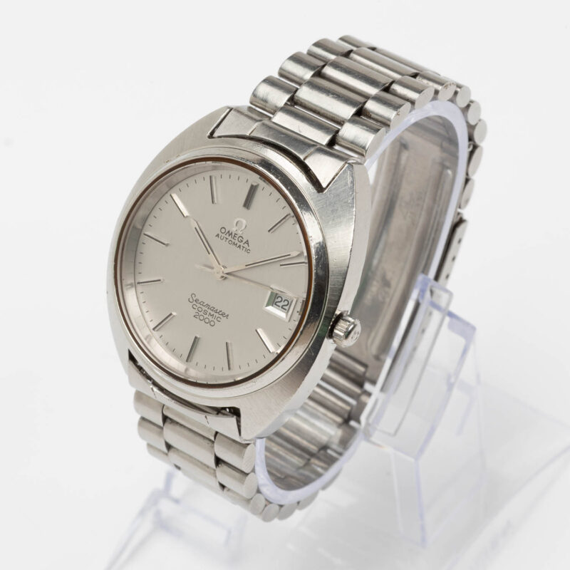 Omega Seamaster Cosmic 2000 date Cal. 1012 Ref. 166.130. From 1972. Automatic movment. Steel case. White dial.