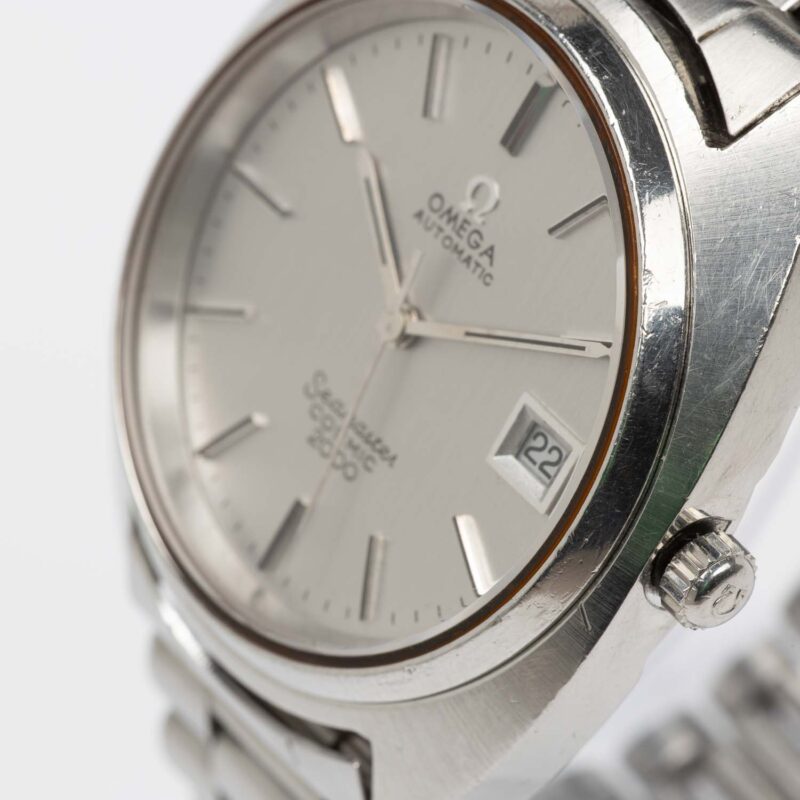 Omega Seamaster Cosmic 2000 date Cal. 1012 Ref. 166.130. From 1972. Automatic movment. Steel case. White dial.