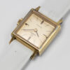 Ladies Omega Genève Cal. 485 Ref. 511.321. From 1970. Manual movement. Square gold plated watch.