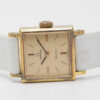 Ladies Omega Genève Cal. 485 Ref. 511.321. From 1970. Manual movement. Square gold plated watch.