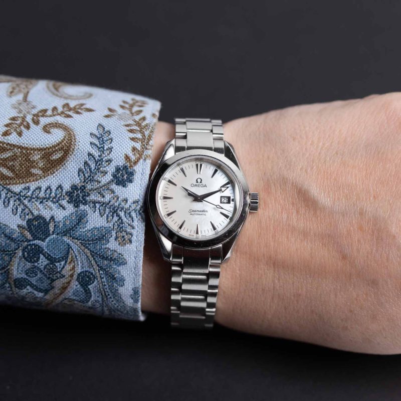 Alternative view of 2000s Omega Seamaster Aqua Terra