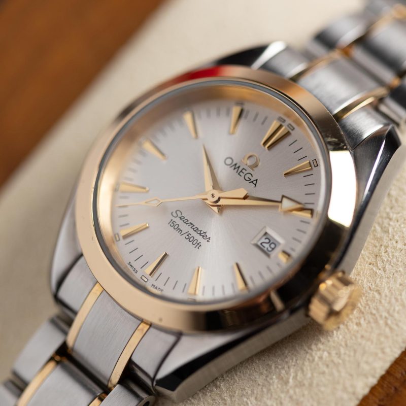 Alternative view of 2000s Omega Seamaster Aqua Terra