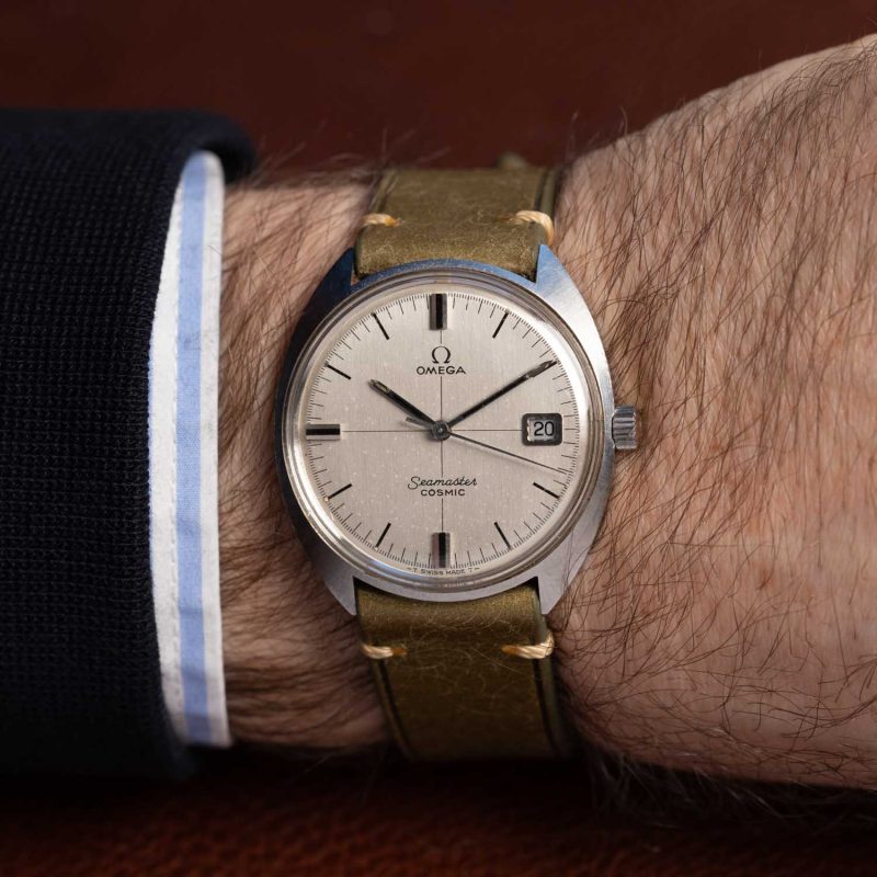 Alternative view of 1968 Omega Seamaster Cosmic