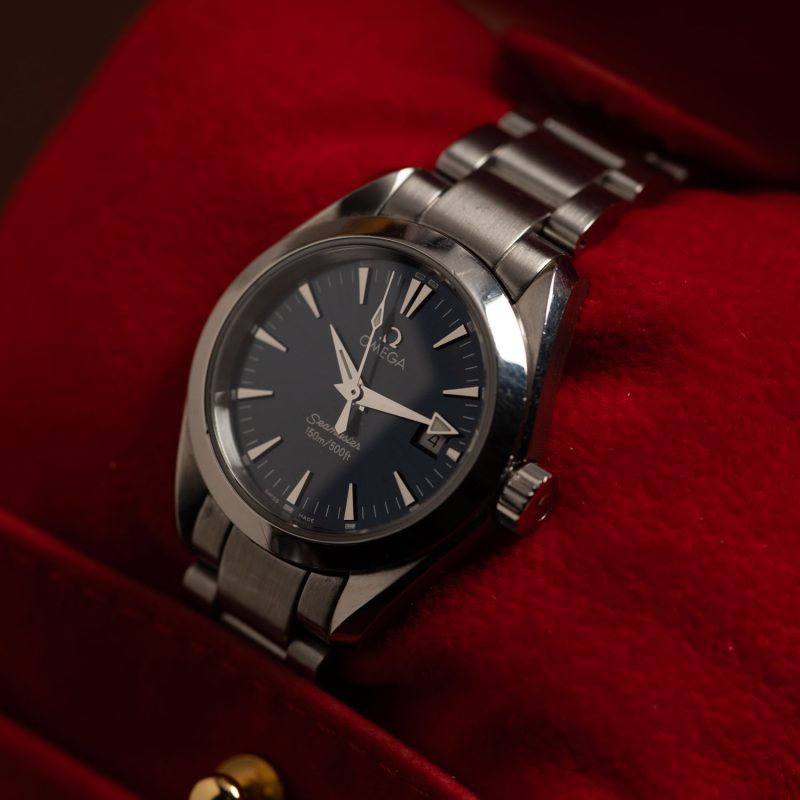 Alternative view of 2000s Omega Seamaster Aqua Terra