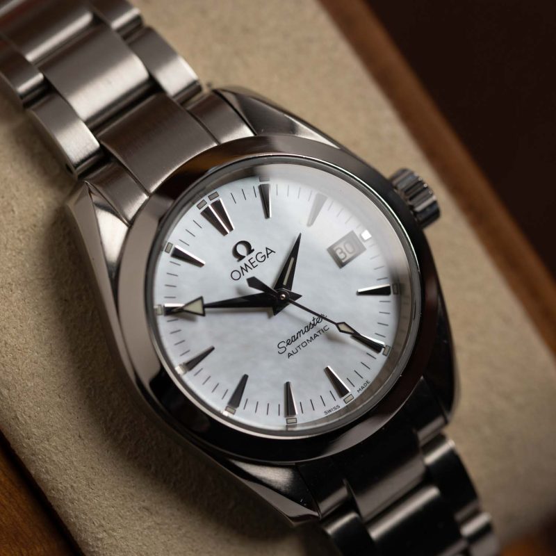 Alternative view of 2000s Omega Seamaster Aqua Terra