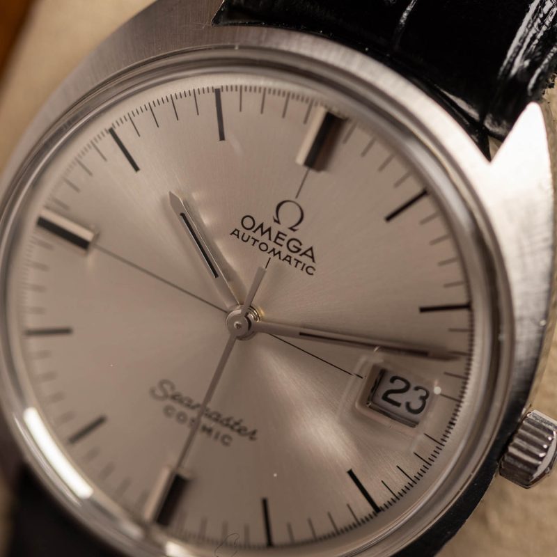 Alternative view of 1970s Omega Seamaster Cosmic